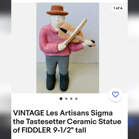 Les Artisans Vintage Stigma tastesetter figurines - Picture 7 of 7